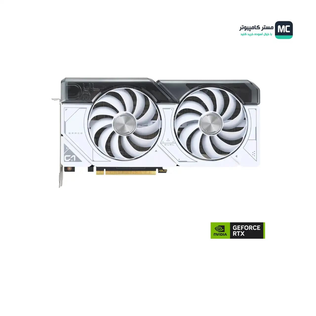کارت گرافیک ایسوس Dual GeForce RTX 4070 White OC Edition 12GB GDDR6X (درحدنو) — تصویر ۲