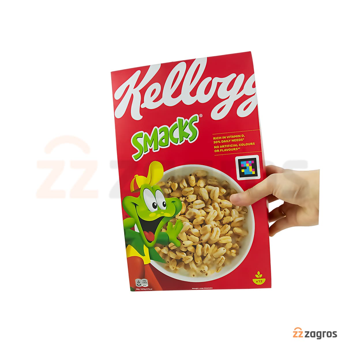 غلات صبحانه کلاگز مدل Smacks وزن 375 گرم — تصویر ۸
