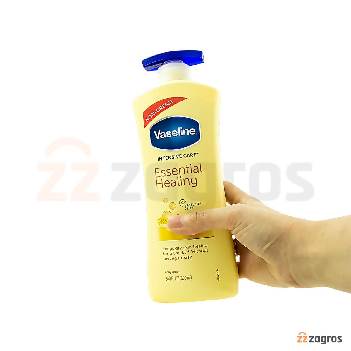 لوسیون بدن وازلین مدل Essential Healing حجم 600 میل — تصویر ۴