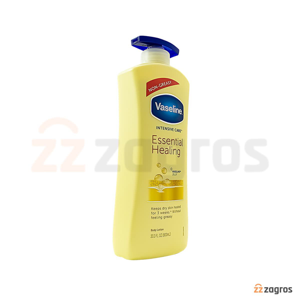لوسیون بدن وازلین مدل Essential Healing حجم 600 میل — تصویر ۲