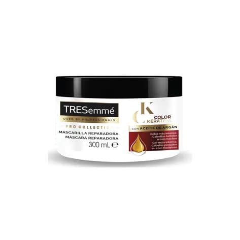 ماسک مو کراتینه و ترمیم کننده ترزمه حاوی روغن آرگان مناسب موهای رنگ شده 300 میل — تصویر ۲