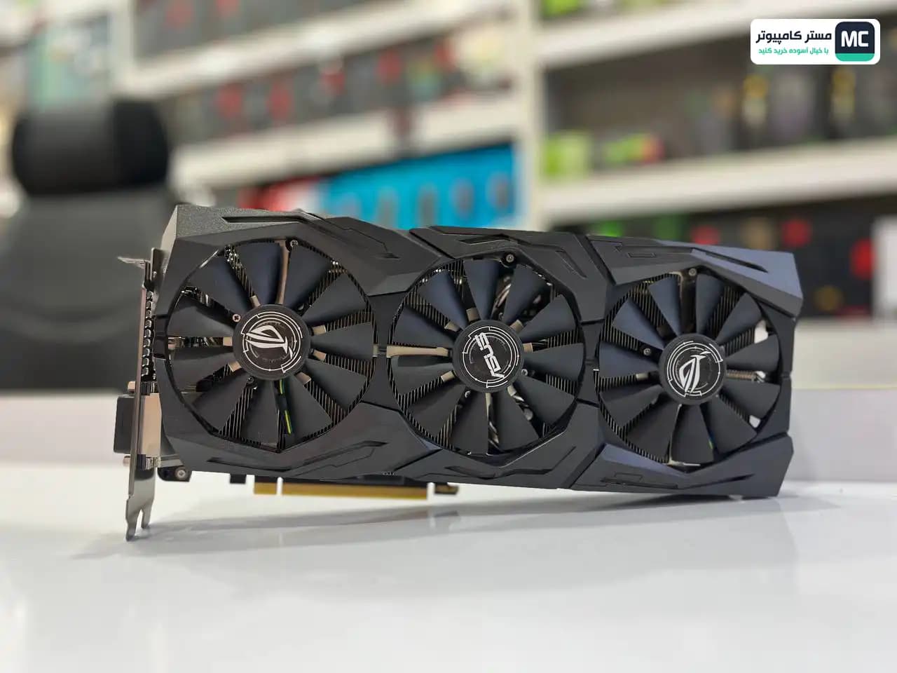 کارت گرافیک ایسوس ROG STRIX GTX1070TI A8GB GAMING (درحدنو) — تصویر ۲
