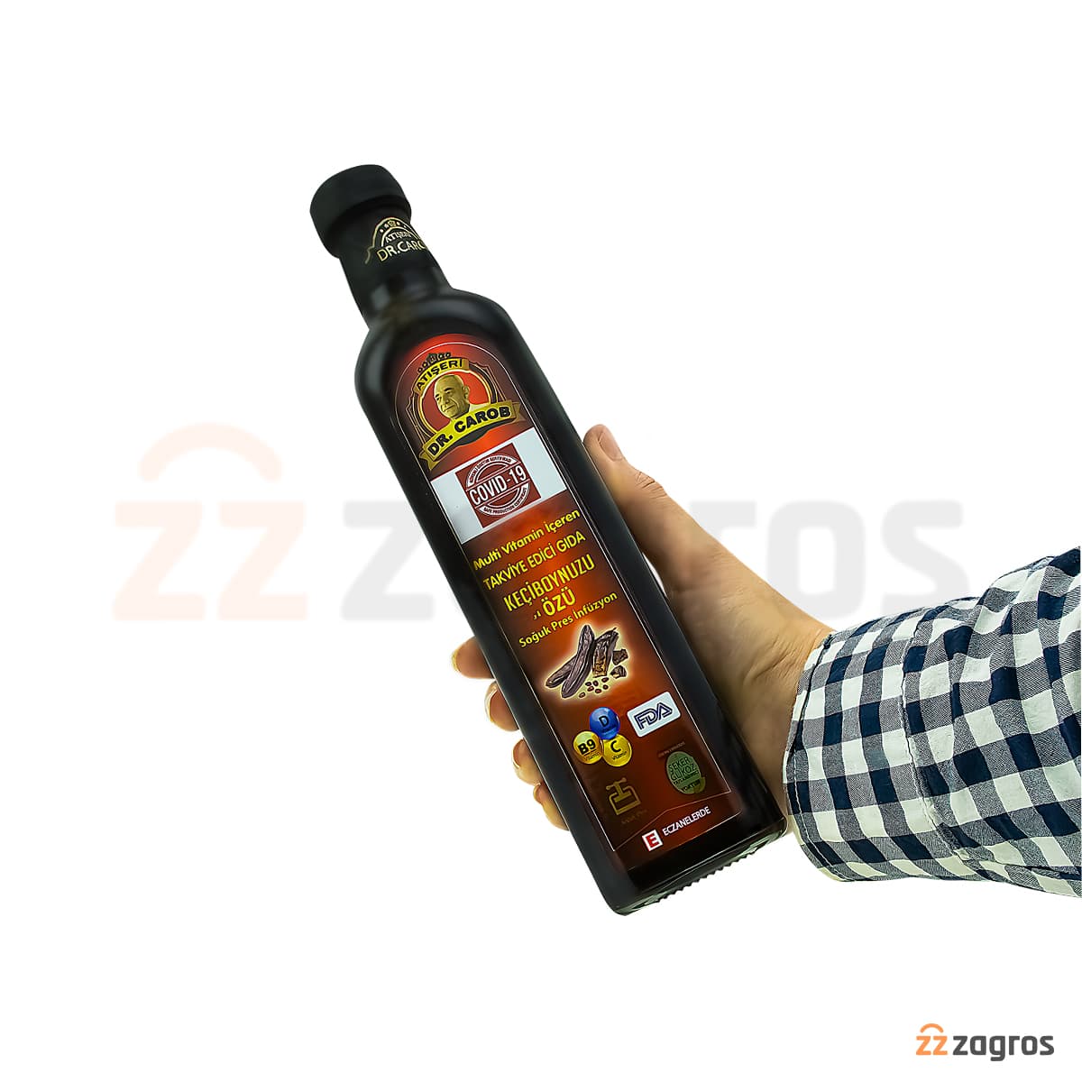 شربت خرنوب Dr.Carob حجم 500 میل — تصویر ۵