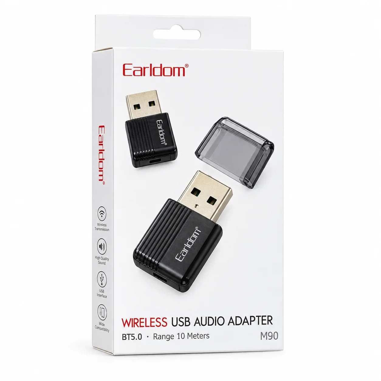 دانگل بلوتوث ارلدام Earldom M90/مشکی — تصویر ۷