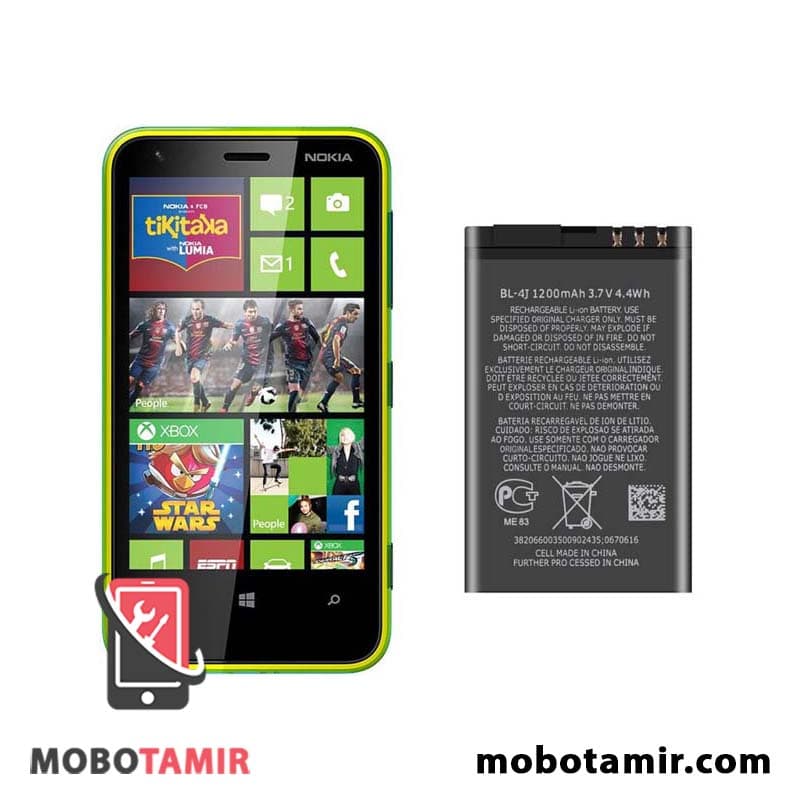 باتری اصلی گوشی لومیا Lumia 620 BL-4J — تصویر ۳