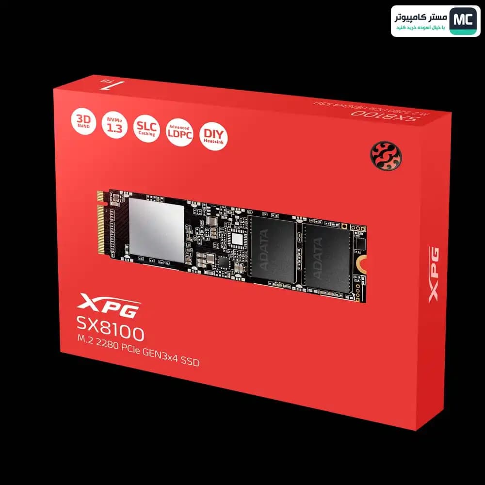 حافظه اس اس دی ADATA XPG SX8100 256GB — تصویر ۶