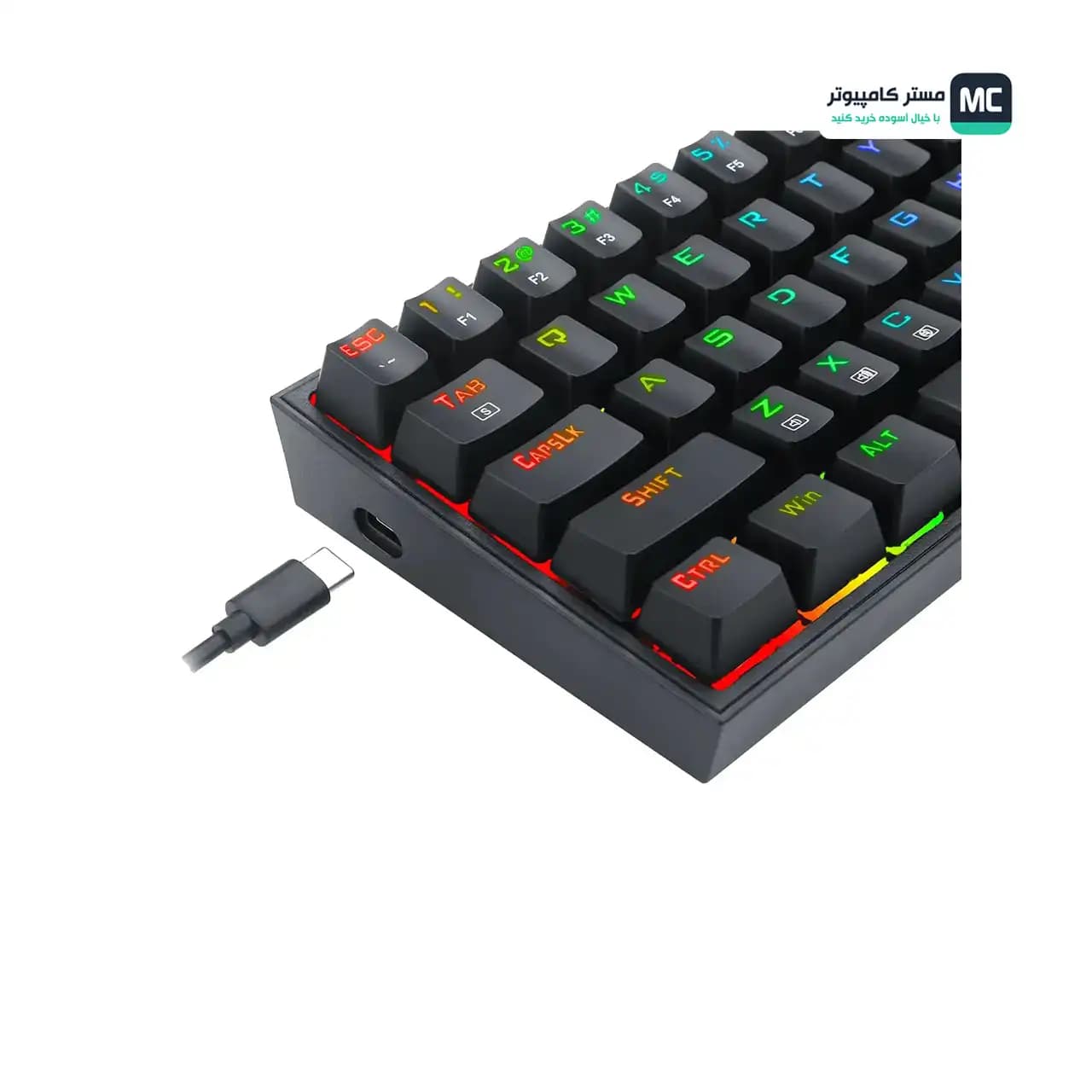 کیبورد مکانیکال گیمینگ ردراگون Pollux K628 RGB — تصویر ۵