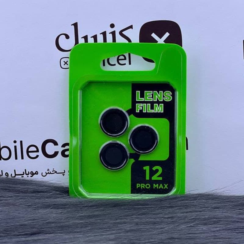 گلس لنز شابلوندار مناسب گوشی آیفون 12promax — تصویر ۸