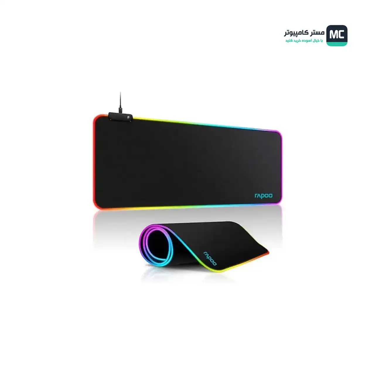 موس پد گیمینگ رپو مدل VP610 RGB BLACK 80*30 — تصویر ۲