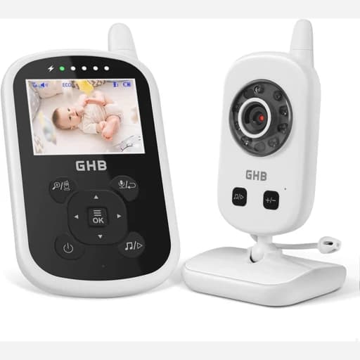 پیجر (دوربین و مانیتور اتاق کودک برند GHB مدل uu24 (پس کرایه) — تصویر ۹