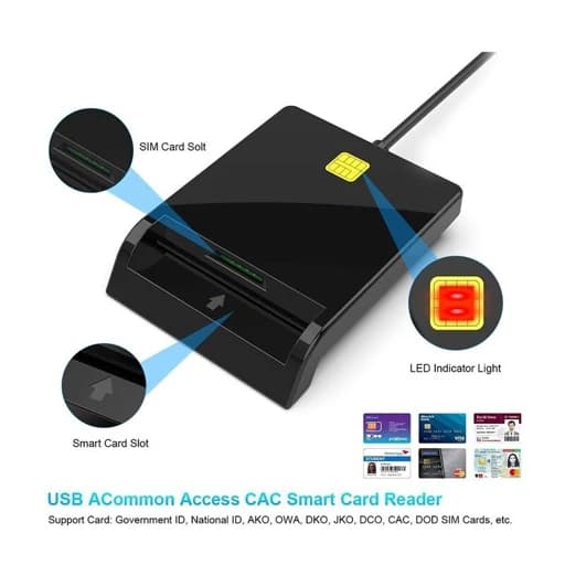 سیم و کارت خوان هوشمند خروجی USB اورجینال امازون المان — تصویر ۱۲