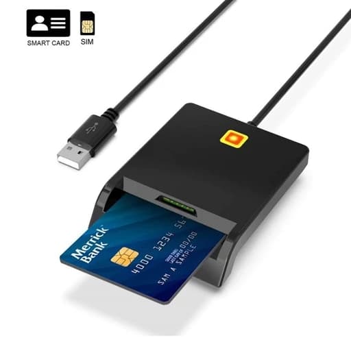 سیم و کارت خوان هوشمند خروجی USB اورجینال امازون المان — تصویر ۷