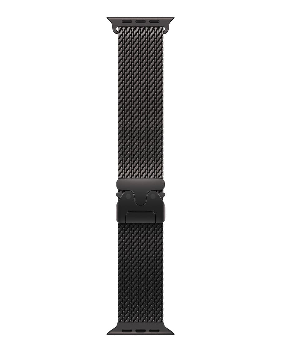 ساعت هوشمند اپل مدل Watch Ultra 3 Black Titanium 49mm بند Milanese Loop — تصویر ۳