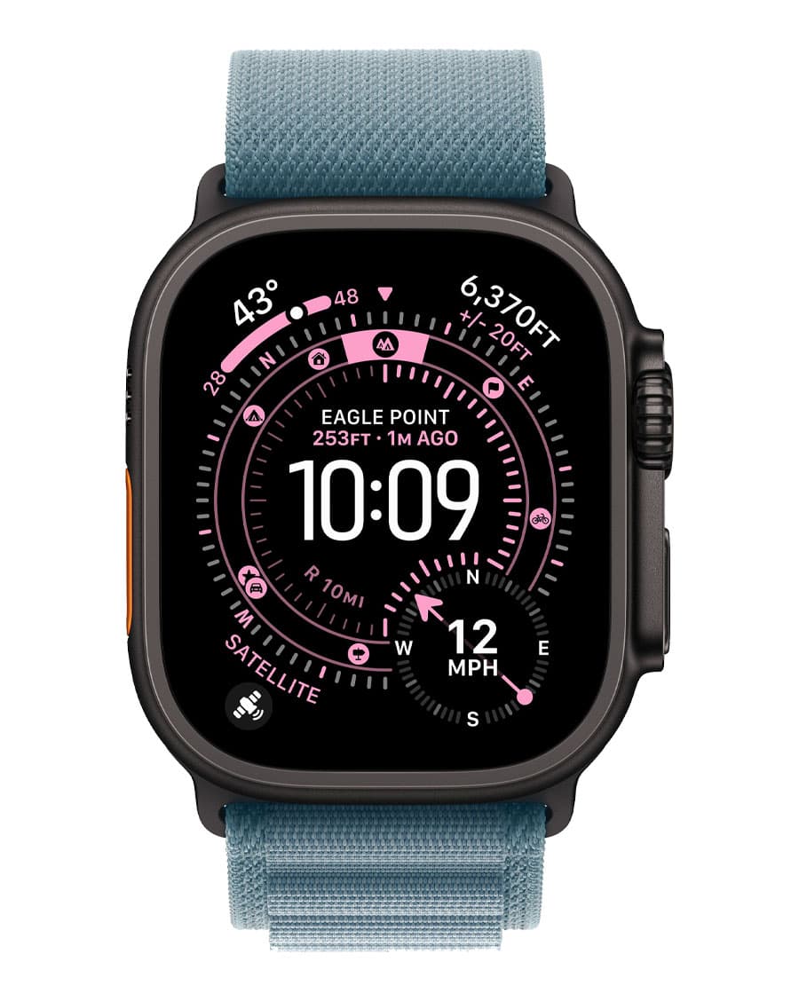 ساعت هوشمند اپل مدل Watch Ultra 3 Black Titanium 49mm بند Alpine Loop — تصویر ۶
