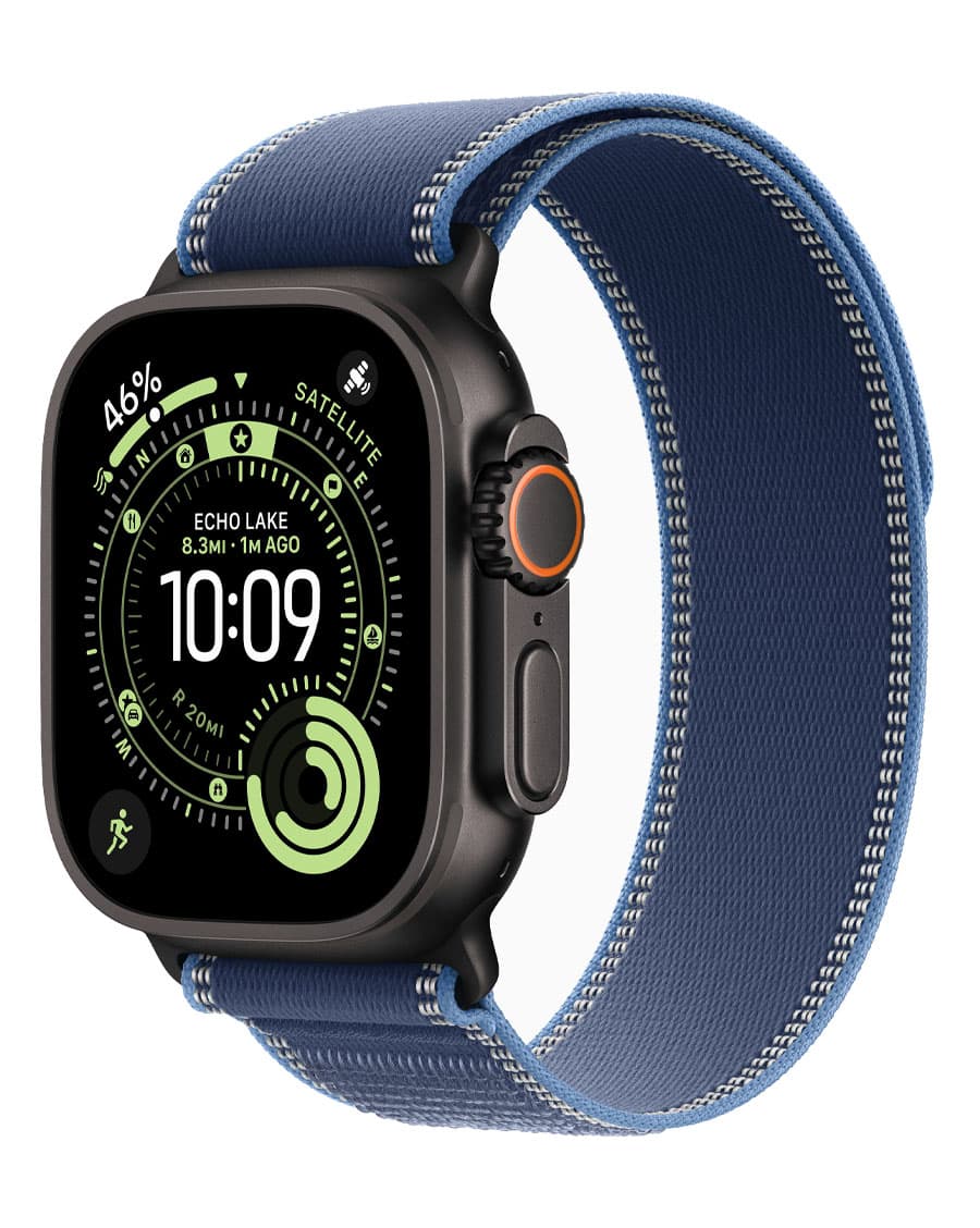 ساعت هوشمند اپل مدل Watch Ultra 3 Black Titanium 49mm بند Trail Loop — تصویر ۹