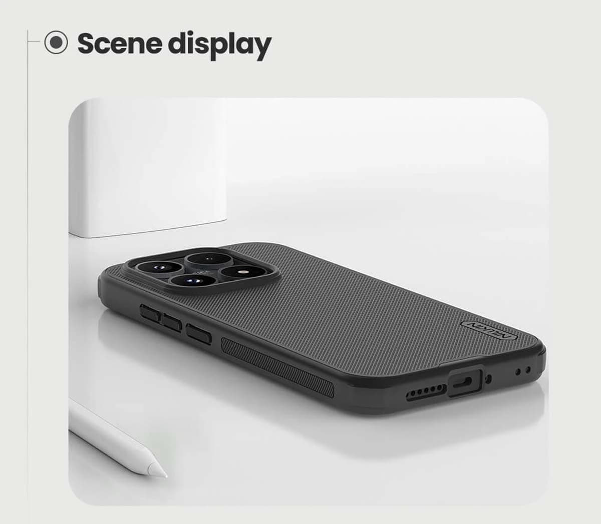 قاب ضدضربه دودی Xiaomi 17 Max مارک نیلکین مدل Super Frosted Shield Pro Clear — تصویر ۱۱