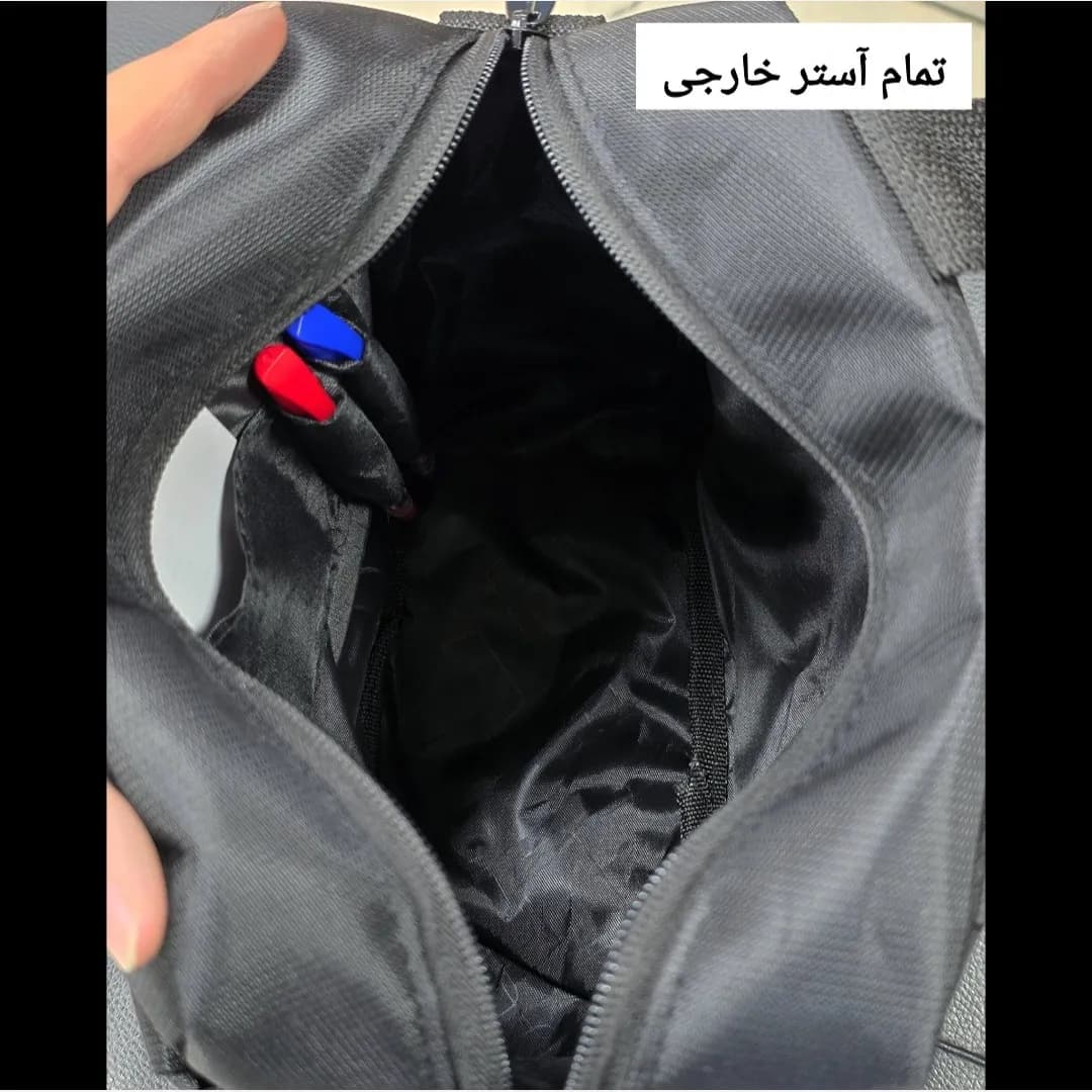 کیف ظرف غذا دستی و دوشی پارچه ای کد 2216 — تصویر ۸