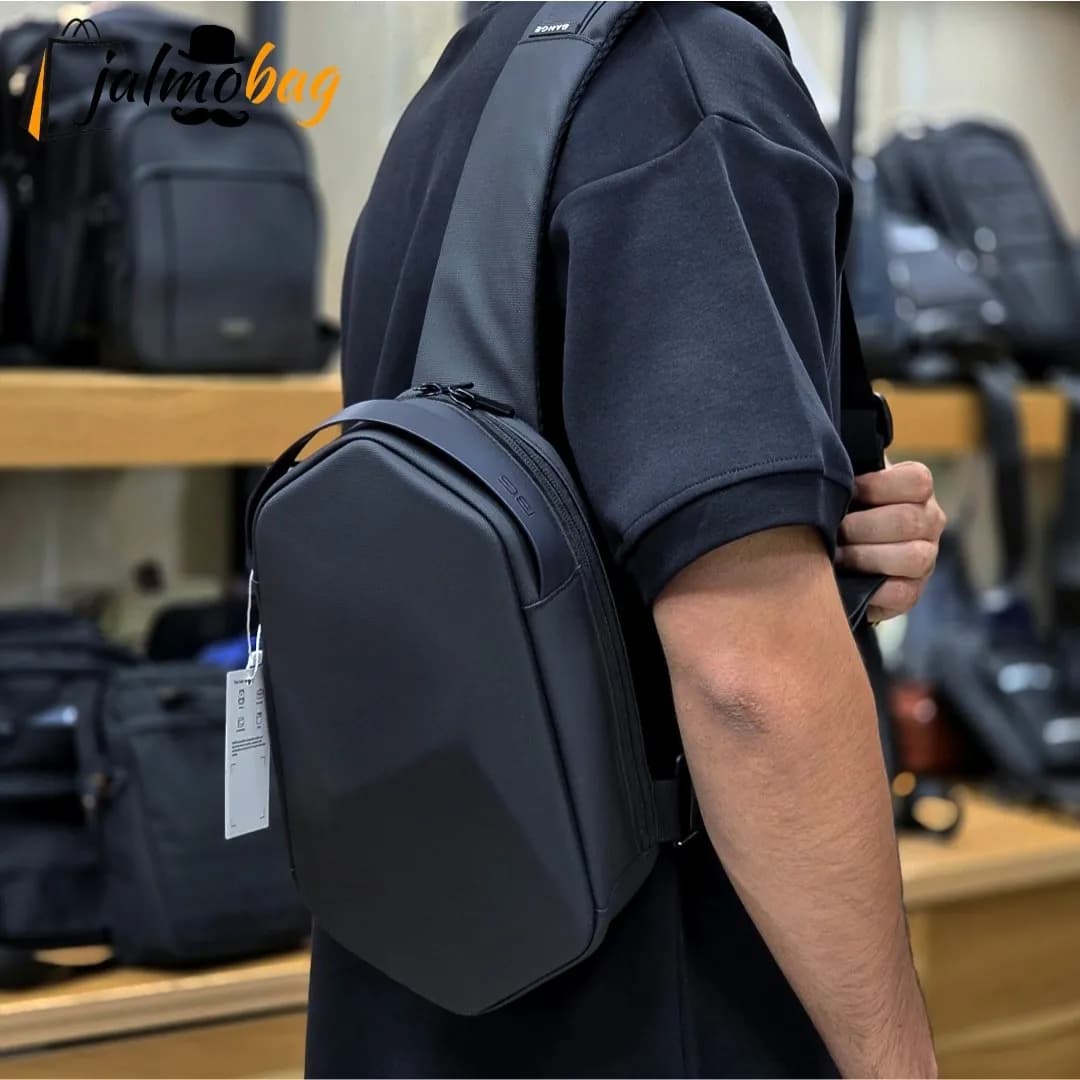 بادی بگ هاردکیس بنج ضد آب پارچه اسکین وارداتی پورت تایپ C و USB دسته عینک دار — تصویر ۷