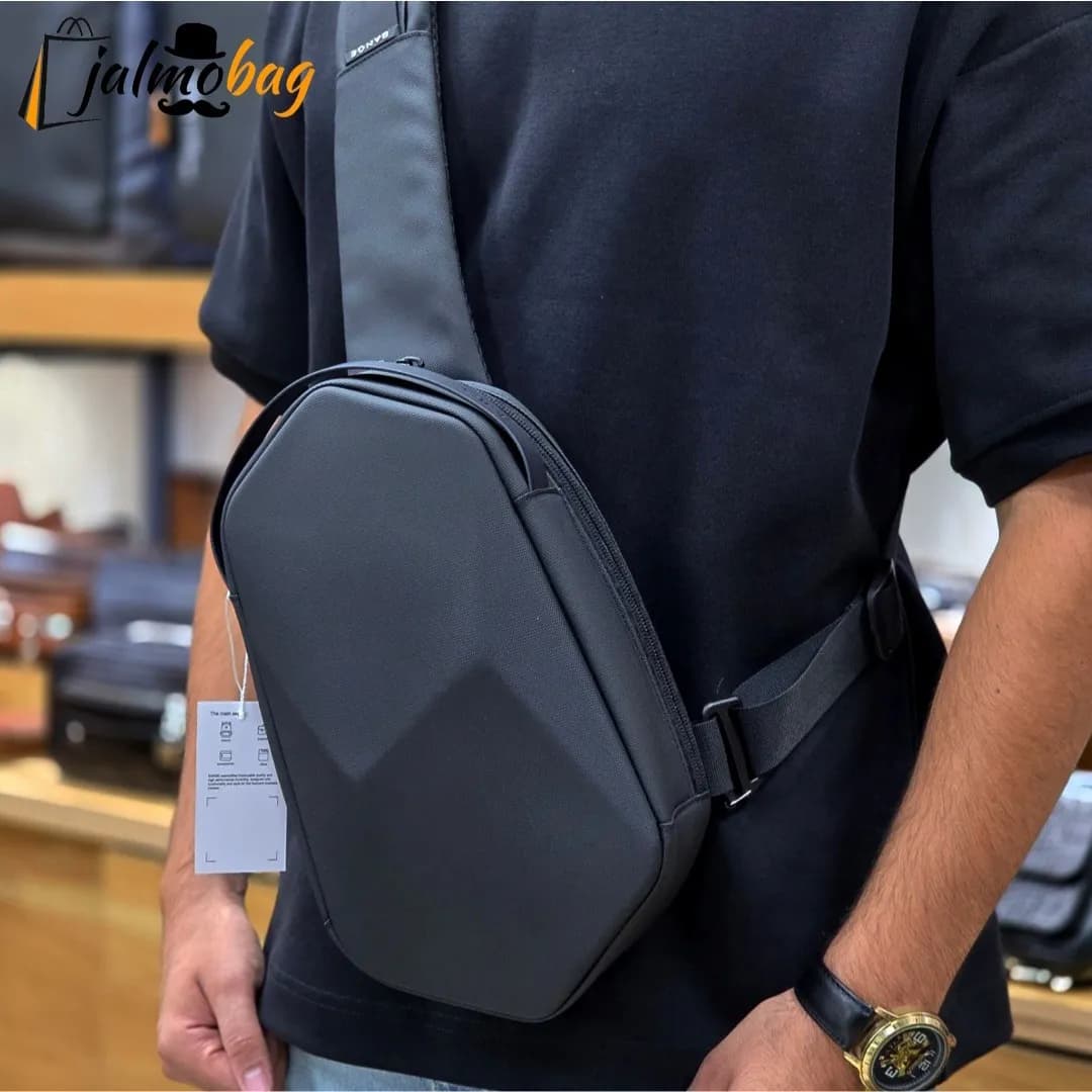 بادی بگ هاردکیس بنج ضد آب پارچه اسکین وارداتی پورت تایپ C و USB دسته عینک دار — تصویر ۴