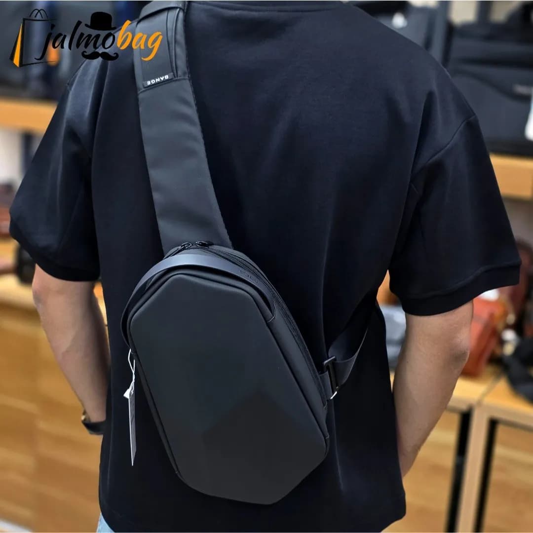 بادی بگ هاردکیس بنج ضد آب پارچه اسکین وارداتی پورت تایپ C و USB دسته عینک دار — تصویر ۶
