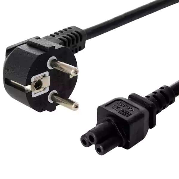 کابل برق نوت بوک EU-C5 بافو با طول 1.5 متر