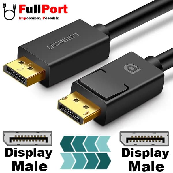کابل Display یوگرین V1.2-4K مدل DP102-10213 طول 5 متر — تصویر ۲