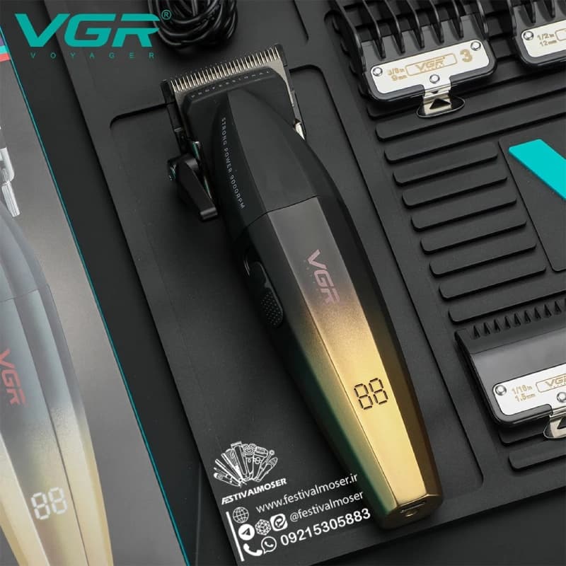 ماشین اصلاح سر و صورت وی جی آر مدل V-003 — تصویر ۳