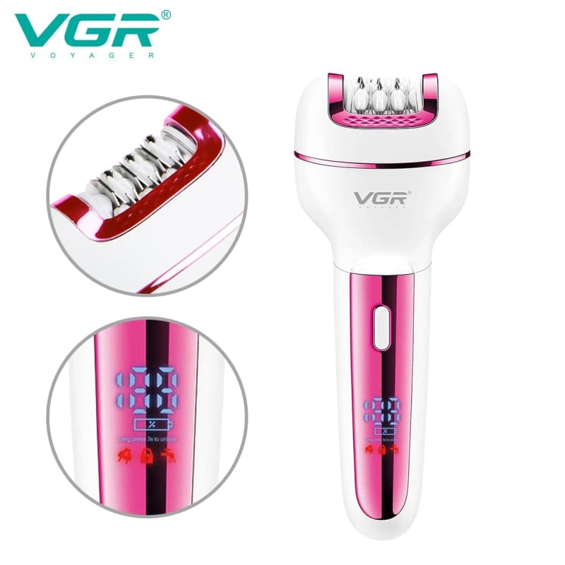 اپیلاتور سه کاره وی جی آر مدل V-732 — تصویر ۵