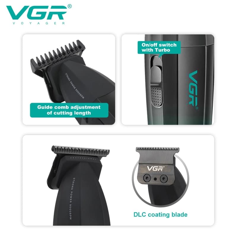 ماشین اصلاح سر و صورت وی جی آر مدل V-906 — تصویر ۵