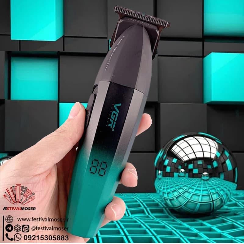 ماشین اصلاح سر و صورت وی جی آر مدل V-906 — تصویر ۲