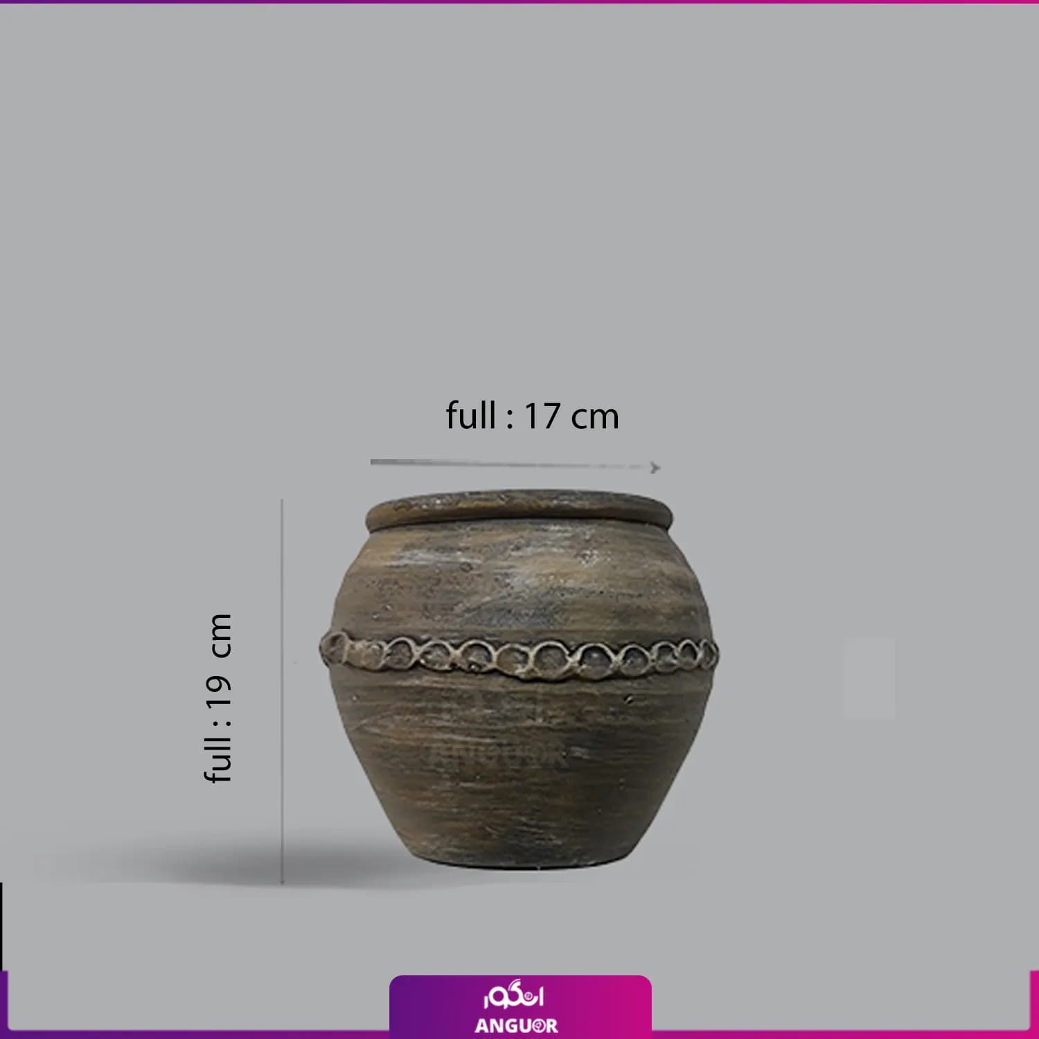 گلدان سفالی مدل نوژان — تصویر ۲