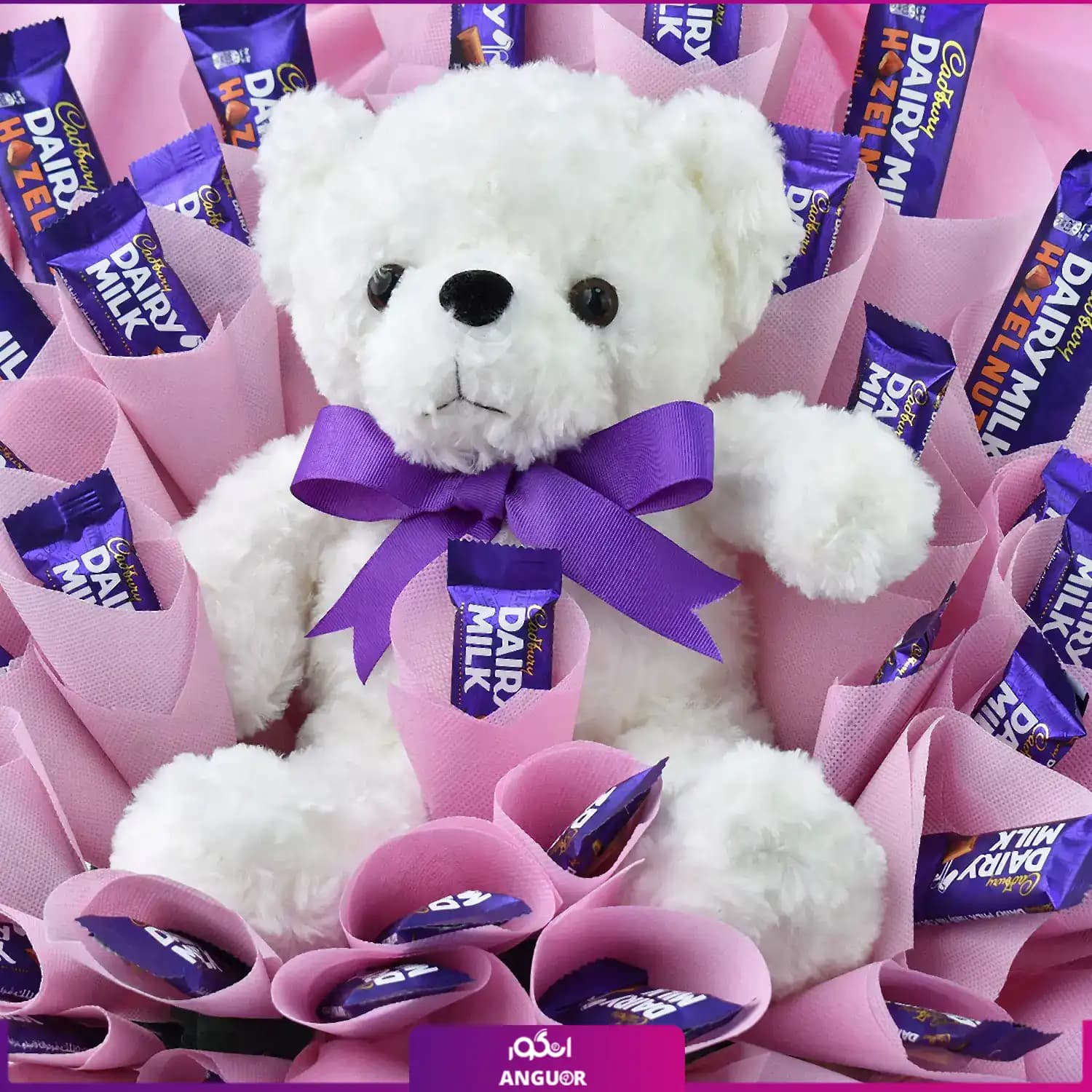 باکس شکلات و عروسک : Dairy Milk Chocolates — تصویر ۳