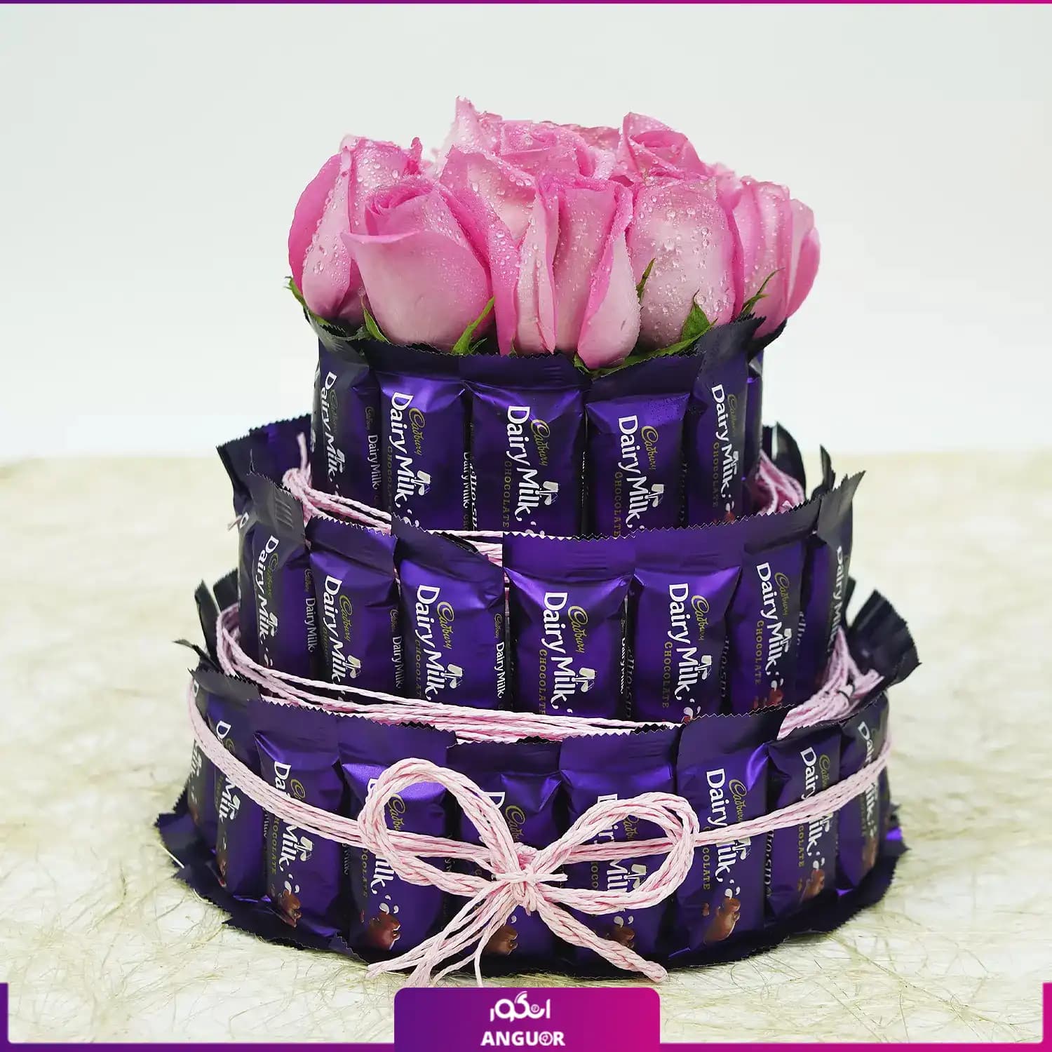 flower and Dairy Milk Chocolates | گل و شکلات