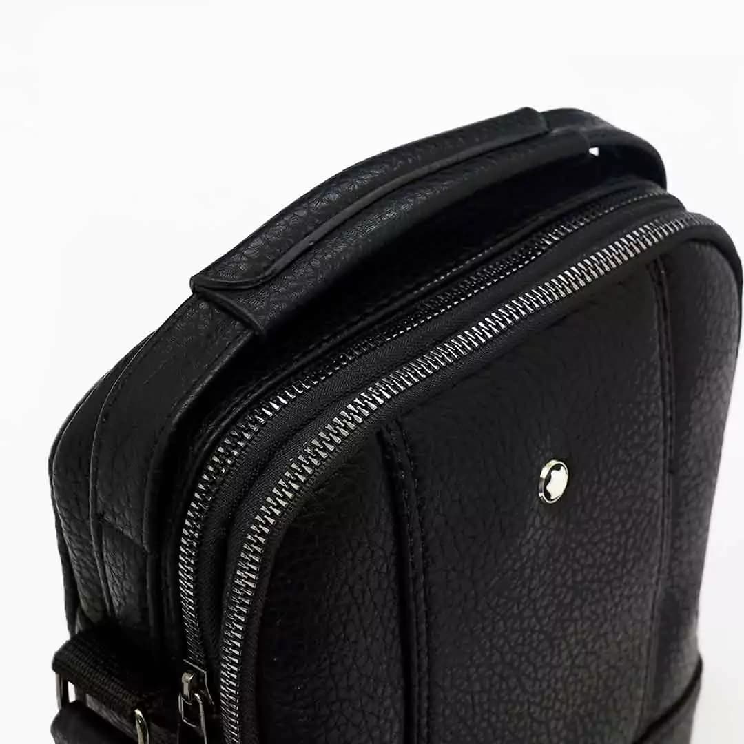 کیف چرمی رودوشی Mont Blanc مدل MB30202-M سایز متوسط — تصویر ۵
