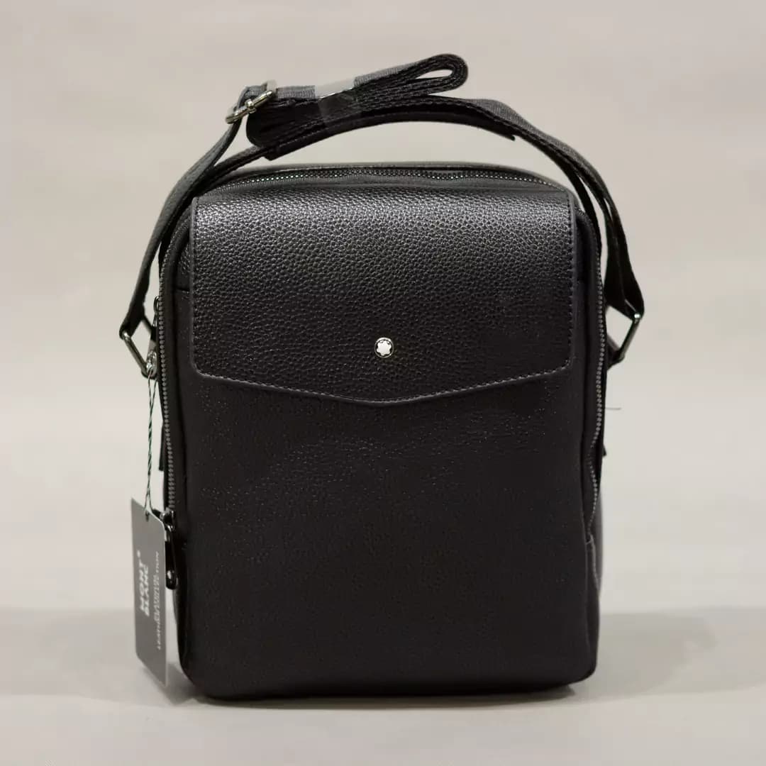 کیف چرمی رودوشی Mont Blanc مدل MB30201-L سایز بزرگ