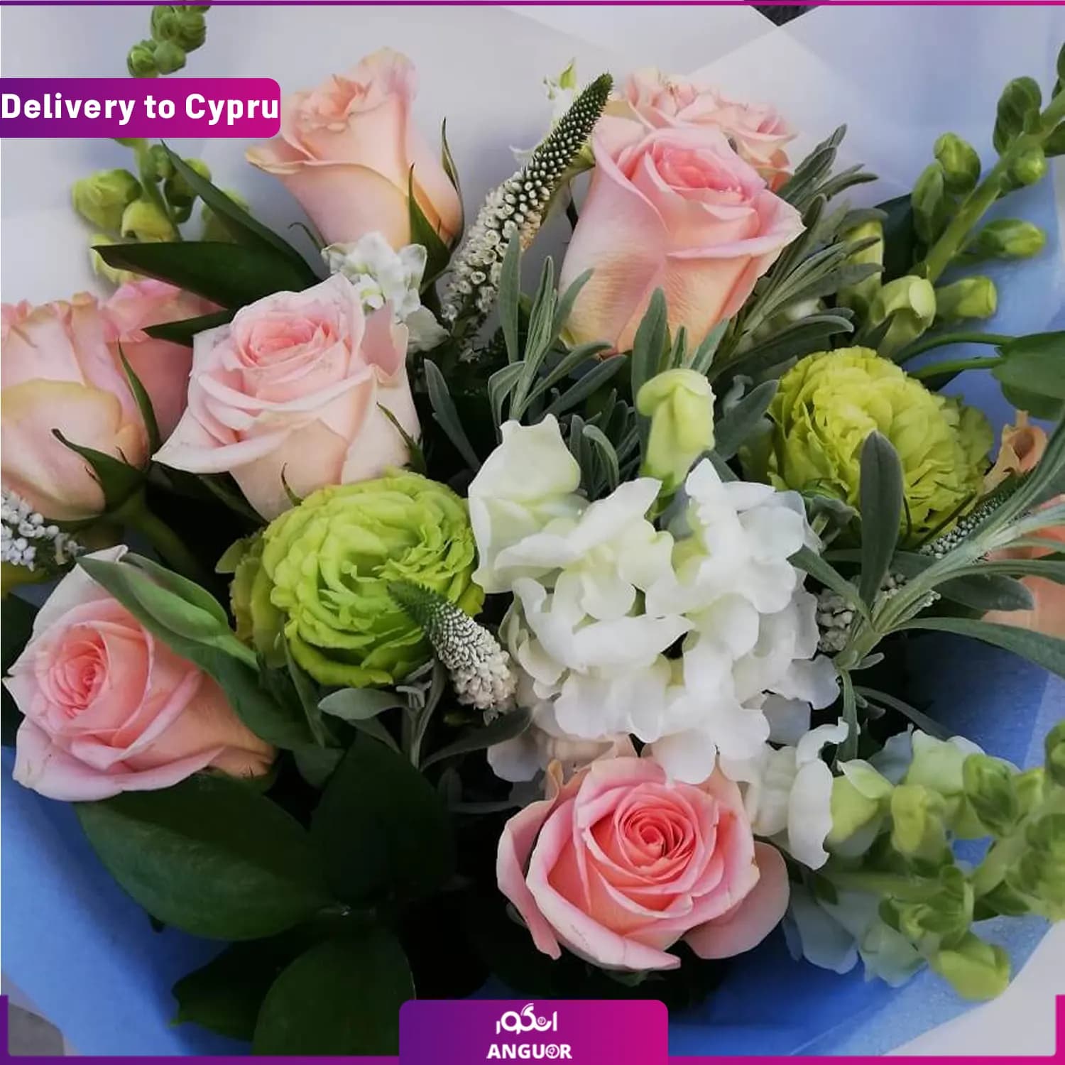 دسته گل نارسیس (ارسال گل به قبرس) — تصویر ۲
