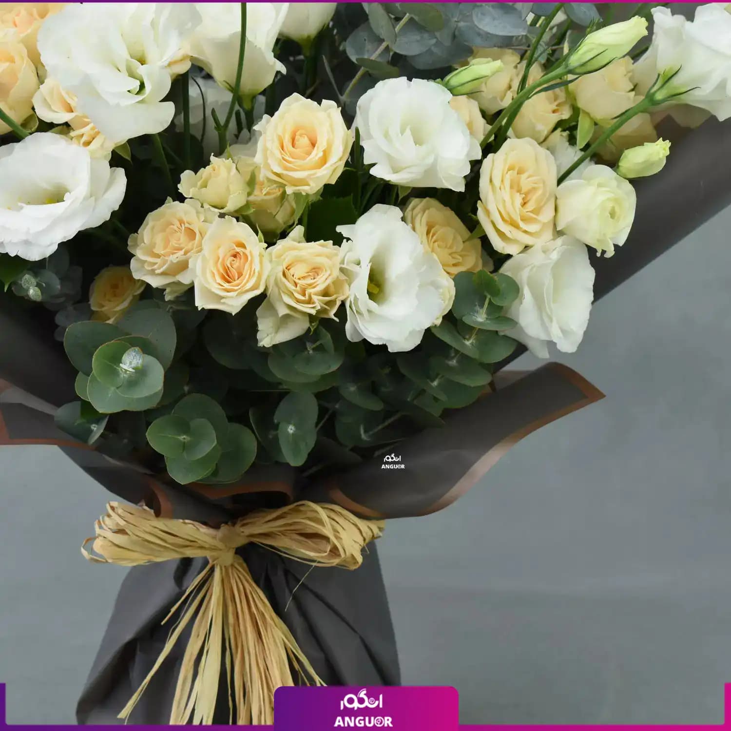 Spray Rose and Lisianthus Bouquet (طرح بین الملل کلاسیک) — تصویر ۴