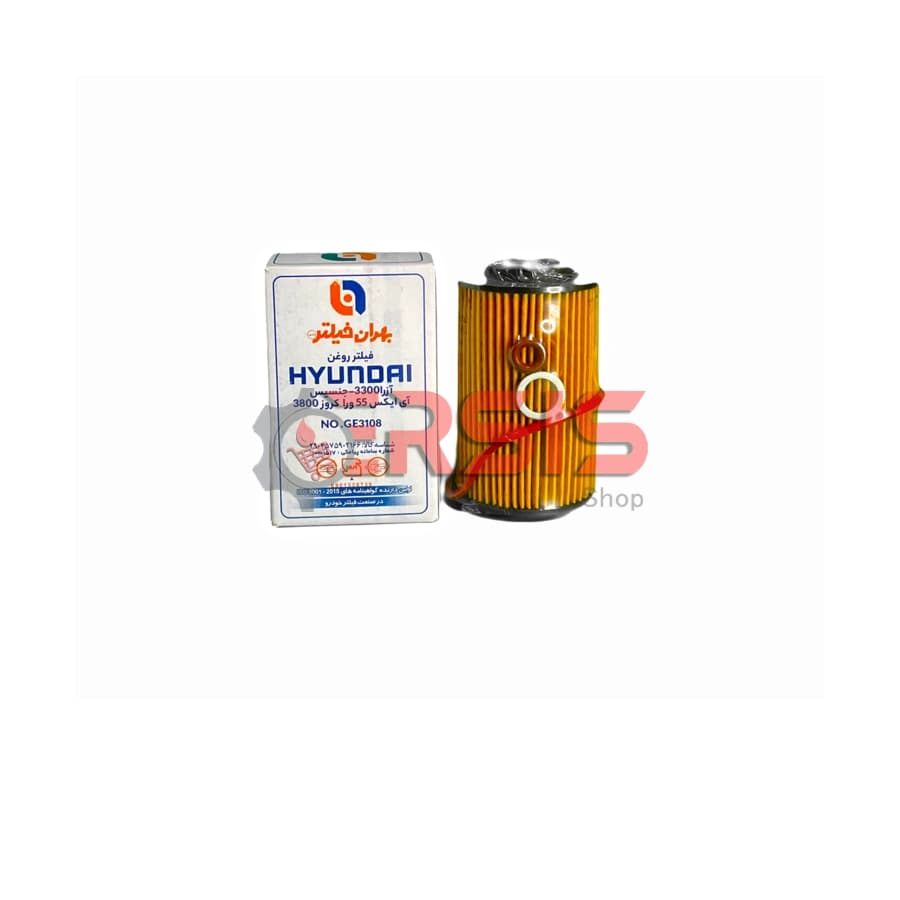 فیلتر روغن بهران – مناسب آزرا 3300_وراکروز 3800_جنسیس