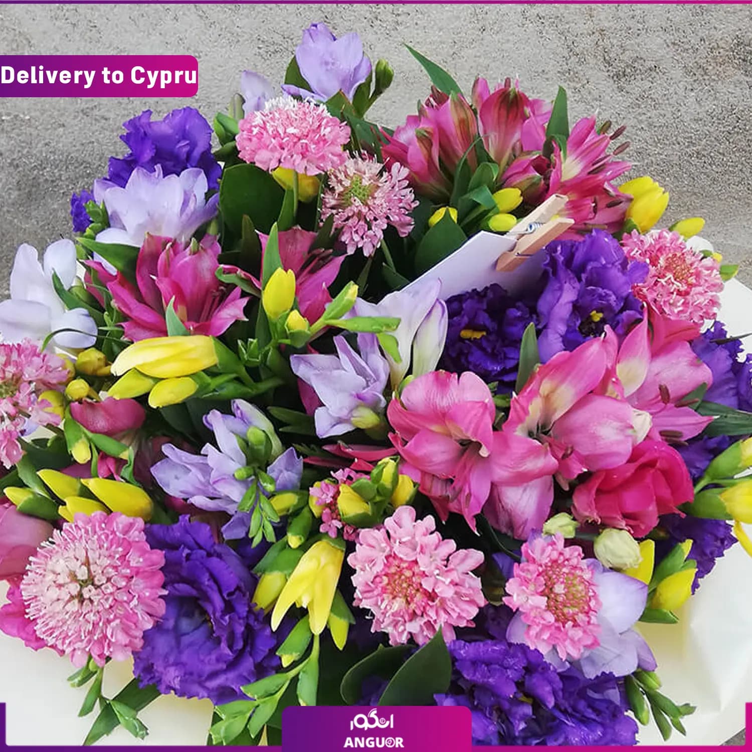 دسته گل روشن (ارسال گل به قبرس) — تصویر ۲