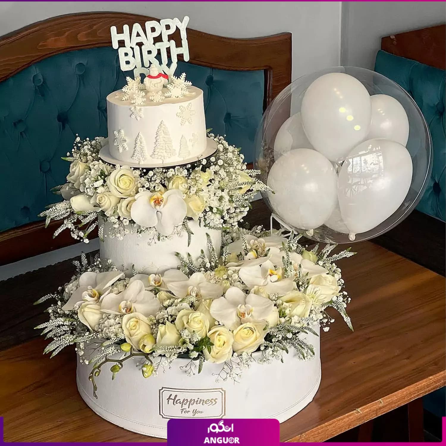 باکس گل زمستانه ویژه تولد