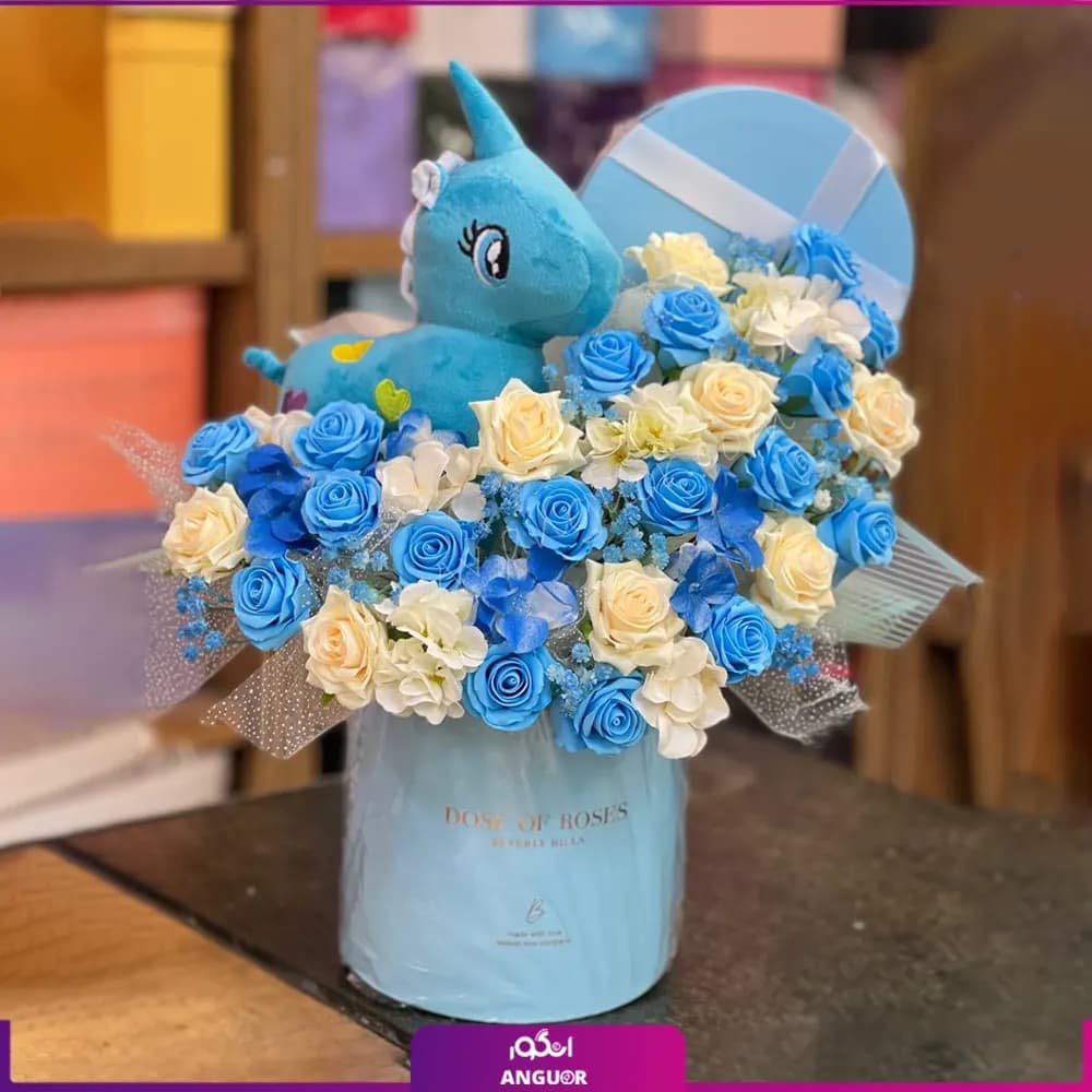 باکس گل مصنوعی زیبایی بی پایان