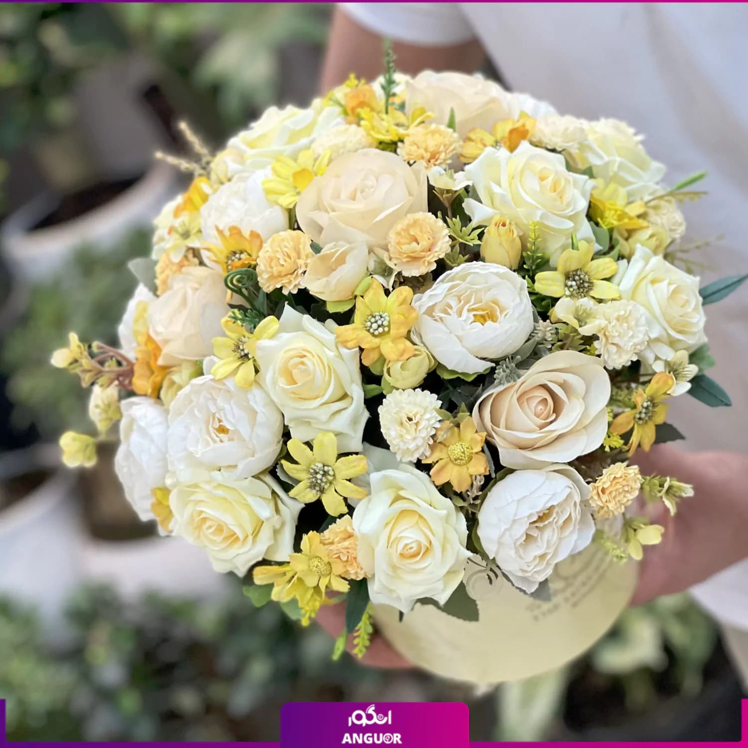 باکس هدیه رز مصنوعی
