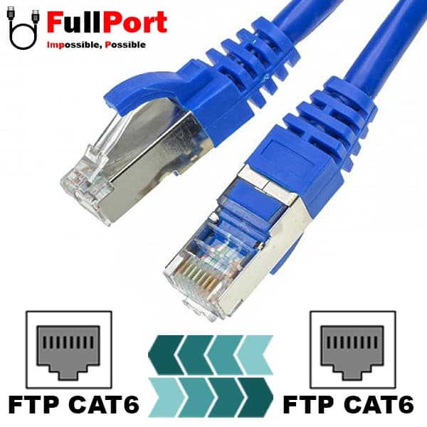 کابل شبکه پچ کورد TNC 605 تسکو CAT6 FTP طول 0.5 متری — تصویر ۲