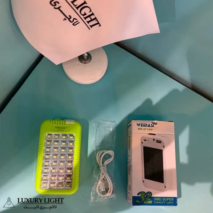 چراغ اضطراری شارژی ویداسی مدل WD-871SU — تصویر ۲