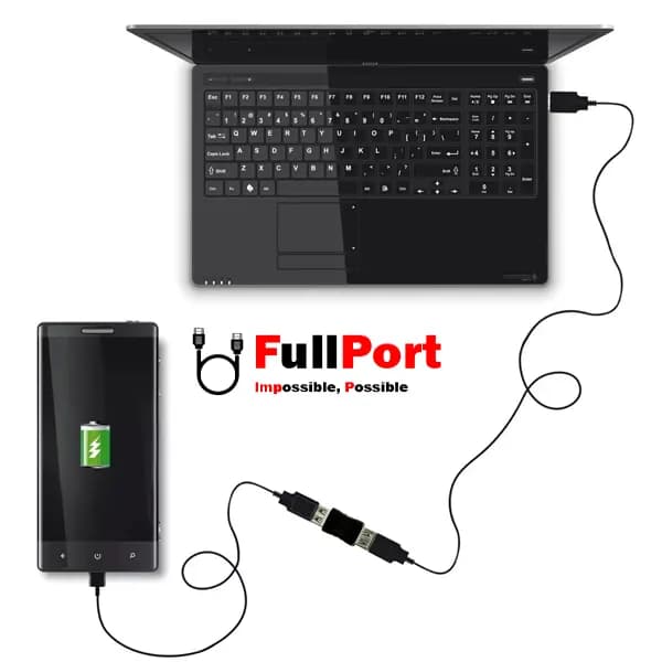 کوپلر مبدل USB2 ماده به USB2 ماده — تصویر ۷