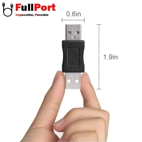 کوپلر مبدل USB2 نر به USB2 نر — تصویر ۴