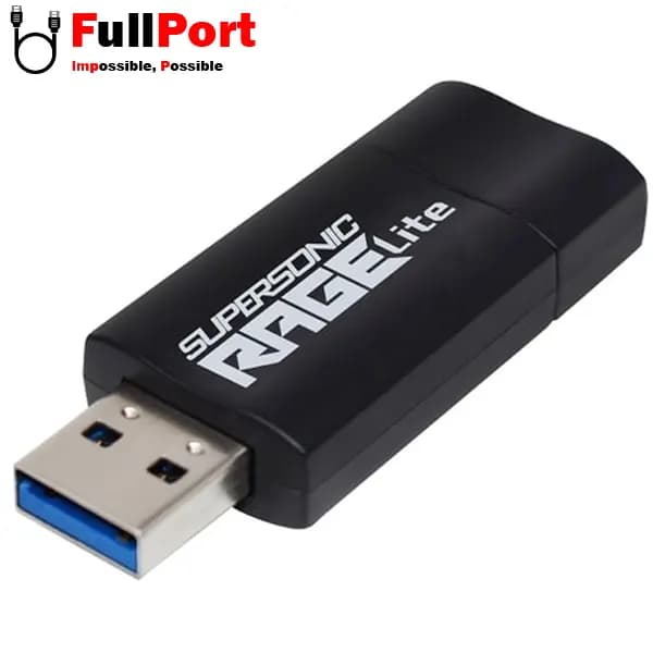 فلش پاتریوت مدل SUPERSONIC RAGE LITE PEF32GRLB32U USB3.2 Gen.1 با ظرفیت 32 گیگابایت — تصویر ۲