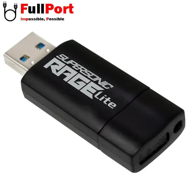 فلش پاتریوت مدل SUPERSONIC RAGE LITE PEF32GRLB32U USB3.2 Gen.1 با ظرفیت 32 گیگابایت — تصویر ۳