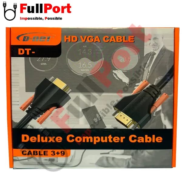 کابل VGA دی نت مدل DT-420 3+9 طول 3 متر — تصویر ۴