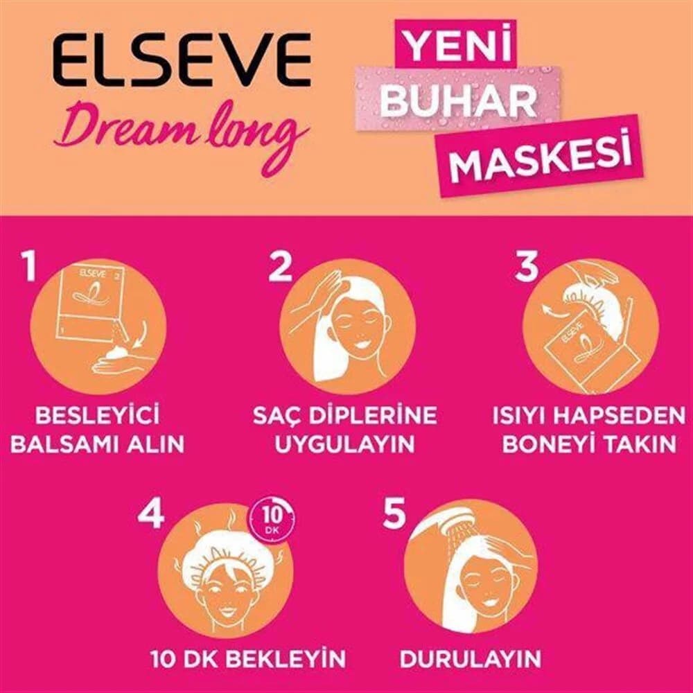 ماسک موی لورال نارنجی مدل دریم لانگ Dream Long حجم 300 میل — تصویر ۹